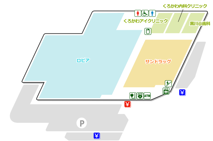 川崎黒川1Fフロアマップ